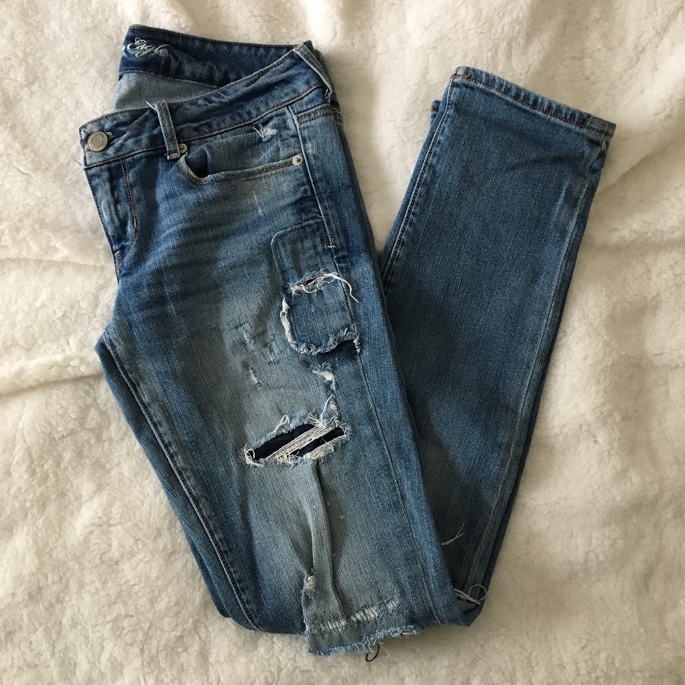 American Eagle Ripped Skinny Jeans